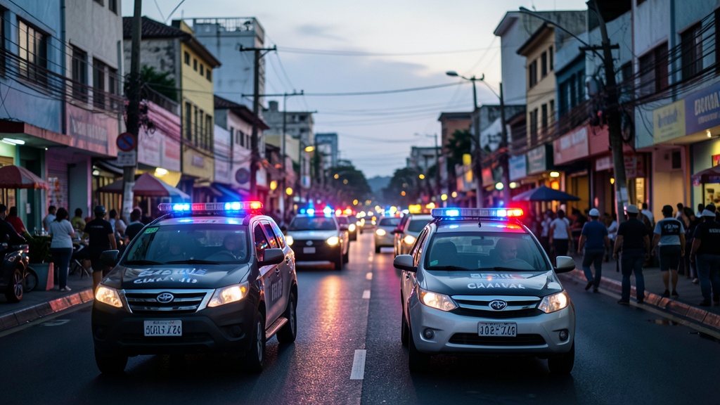 Policía Nacional intensifica operativos Convoy en distritos urbanos del Guayas