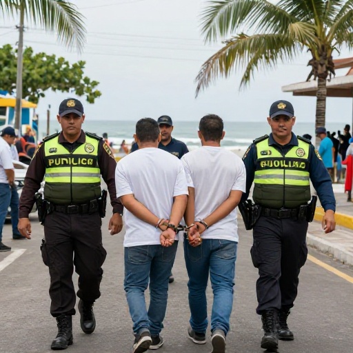 Operativo antextorsión en Guayas: dos delincuentes capturados tras recibir pago
