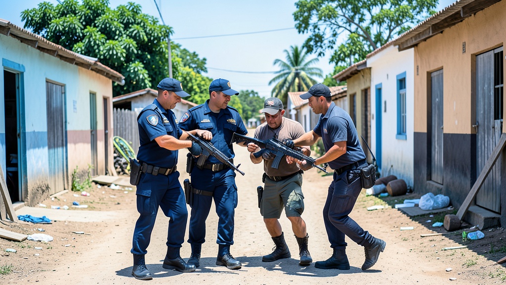 Policía Judicial y Fuerzas Armadas detienen a dos hombres en Colimes tras decomiso de armas