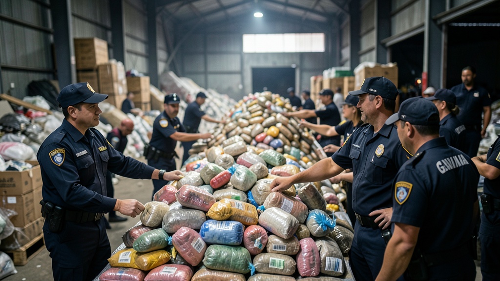 Desmantelan red de narcotráfico: 160 toneladas de droga incautadas sacuden a Ecuador