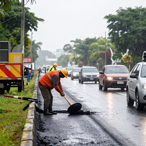 Obras de renovación en la Ruta Viva: cinco tramos con cambio de asfalto y tráfico intenso