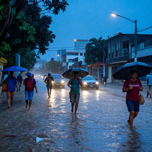 Inamhi alerta: lluvias intensas afectarán a Guayas desde este sábado hasta el miércoles 9