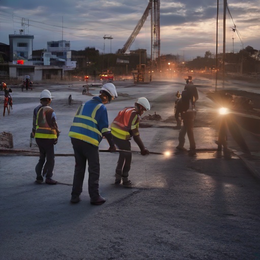 Avanza el hormigonado en Jaime Roldós para mejorar la movilidad en Playas