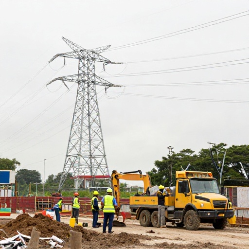 Supervisión de Celec avanza obras de transmisión eléctrica en Guayas