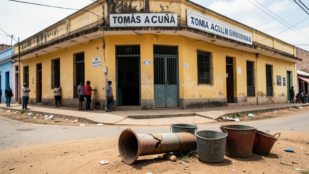 Vecinos de Tomás Acuña exigen agua y alcantarillado ante propuesta de John Quinde