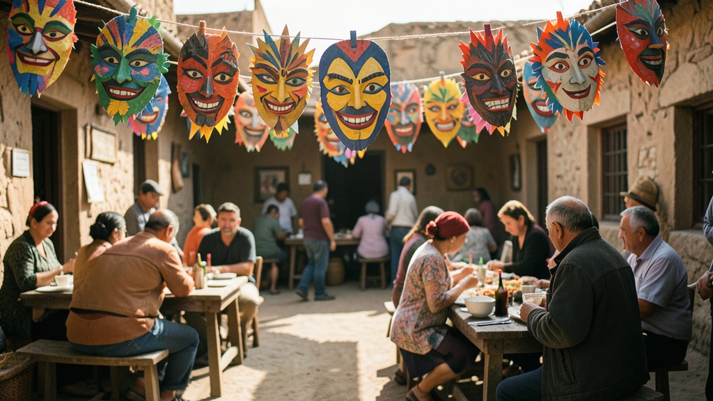 Los Mojigos de Jujan estrenan nuevas máscaras para celebrar a San Agustín