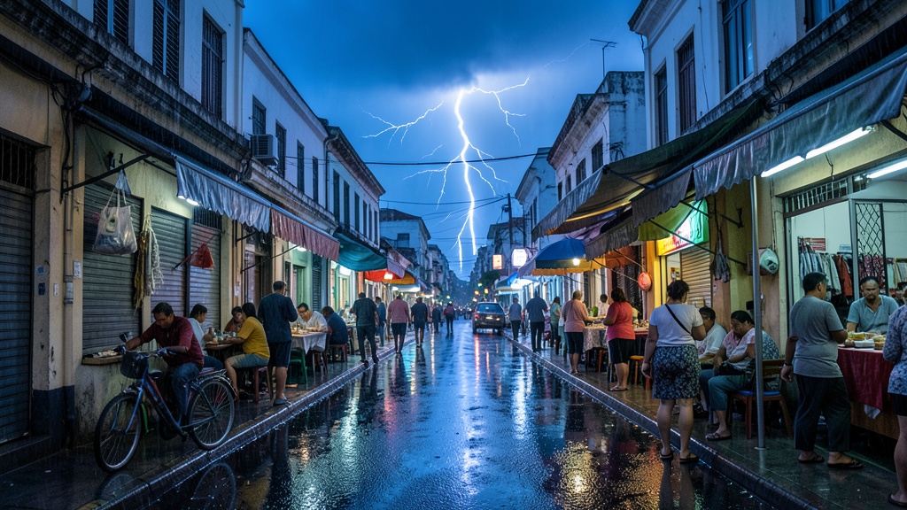 Inamhi alerta por lluvias y tormentas eléctricas en Guayas hasta el 27 de septiembre