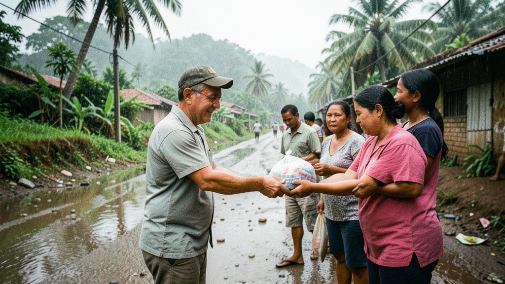 Gobernación del Guayas envía ayuda humanitaria a Santa Lucía por las lluvias