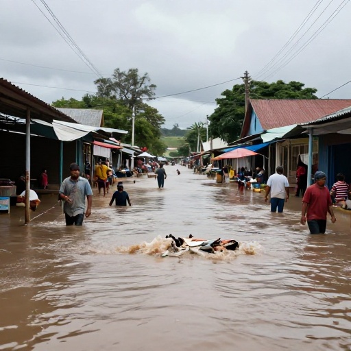 Muisne enfrenta su décima emergencia por inundaciones desde 2023
