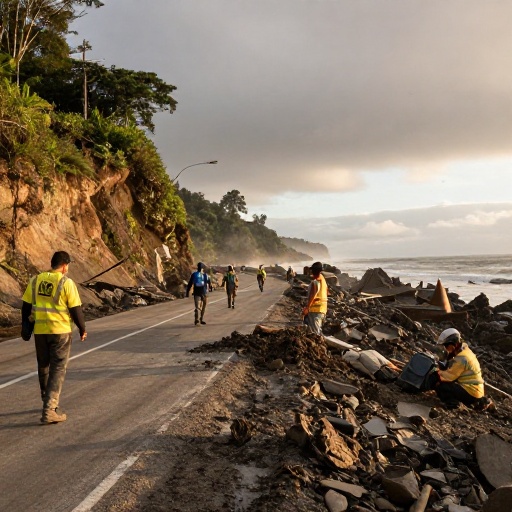 Deslizamientos afectan vías del Guayas: precaución y estado del terreno