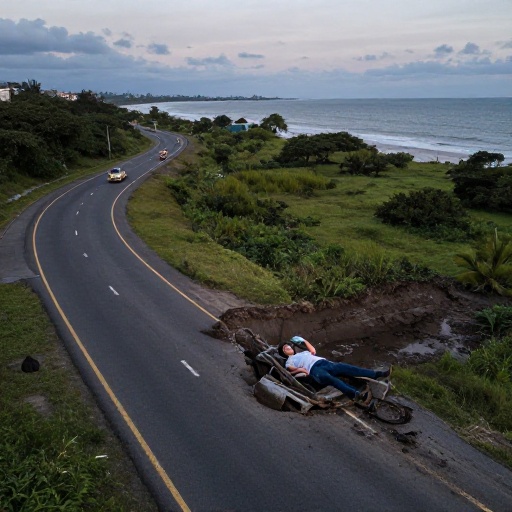 Trágico accidente en Casa Laguna: conductor fallece tras caer su vehículo a una zanja