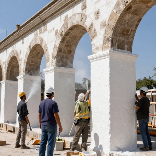 Avanzan obras de remodelación en la antigua Plaza Vernaza del Guayas