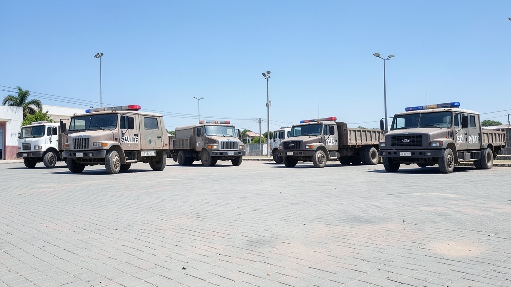 Noboa entregó cien camionetas a la Policía en Salitre