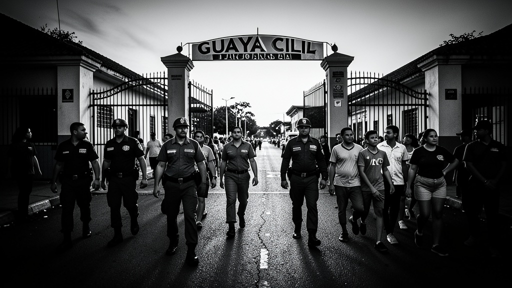 Policía del Guayas refuerza vigilancia en exteriores de colegios para proteger a estudiantes