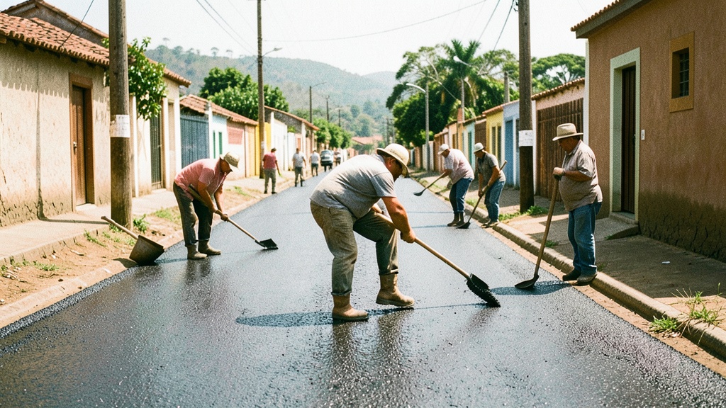 Pavimentación y aceras mejoran calles en Cielo de Jerusalén, Daule