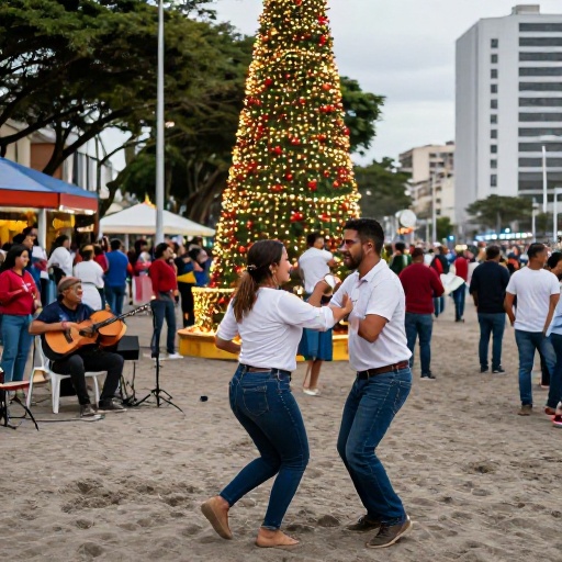 Durán celebró Navidad con arte y cultura en el Malecón Roberto Gilbert