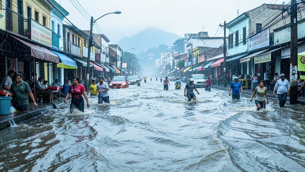 Bajó el agua en Santa Lucía tras abrir compuertas de Daule-Perpia
