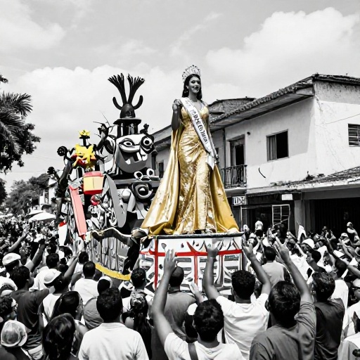 Santa Lucía celebra sus 39 años con entrega de obras clave y coronación de su Reina