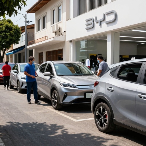 El boom eléctrico en Guayaquil: BYD y marcas chinas lideran las ventas del 2026