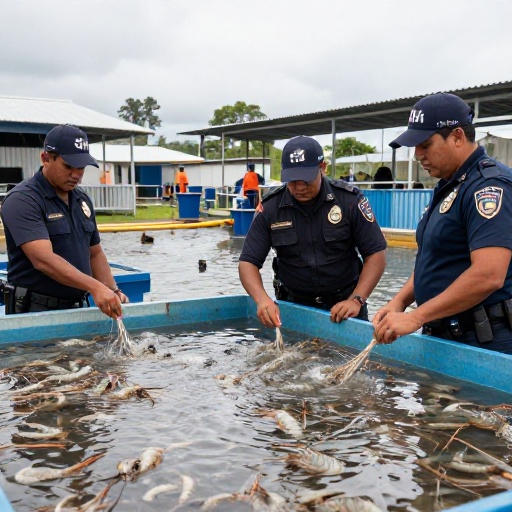 Policía desarticula centro de acopio de armas en camaronera del distrito Progreso
