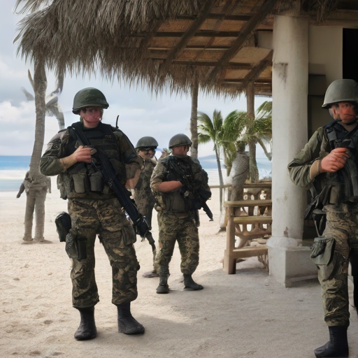 Fuerzas Armadas desmantelan narcofiesta y capturan a 'Colorado' en Santa Lucía