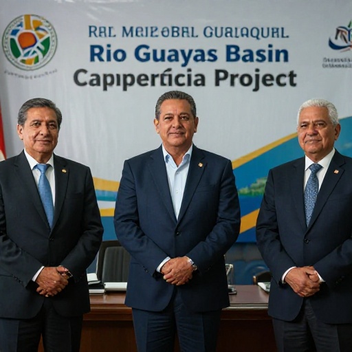 Prefecto Encalada destaca trabajo conjunto en la Mancomunidad de la Cuenca del Río Guayas