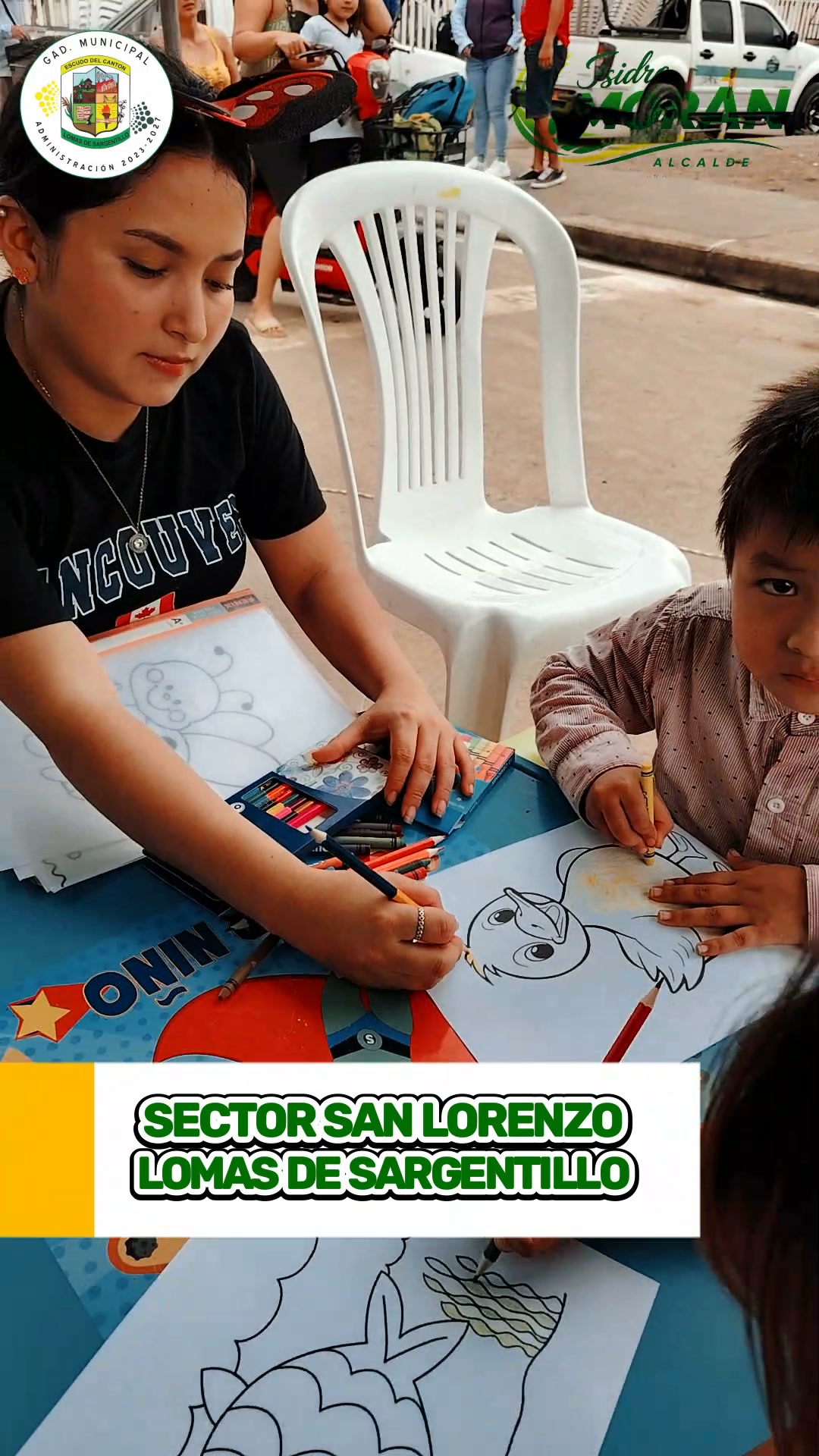Brigada Social lleva servicios esenciales a San Lorenzo en Lomas de Sargentillo