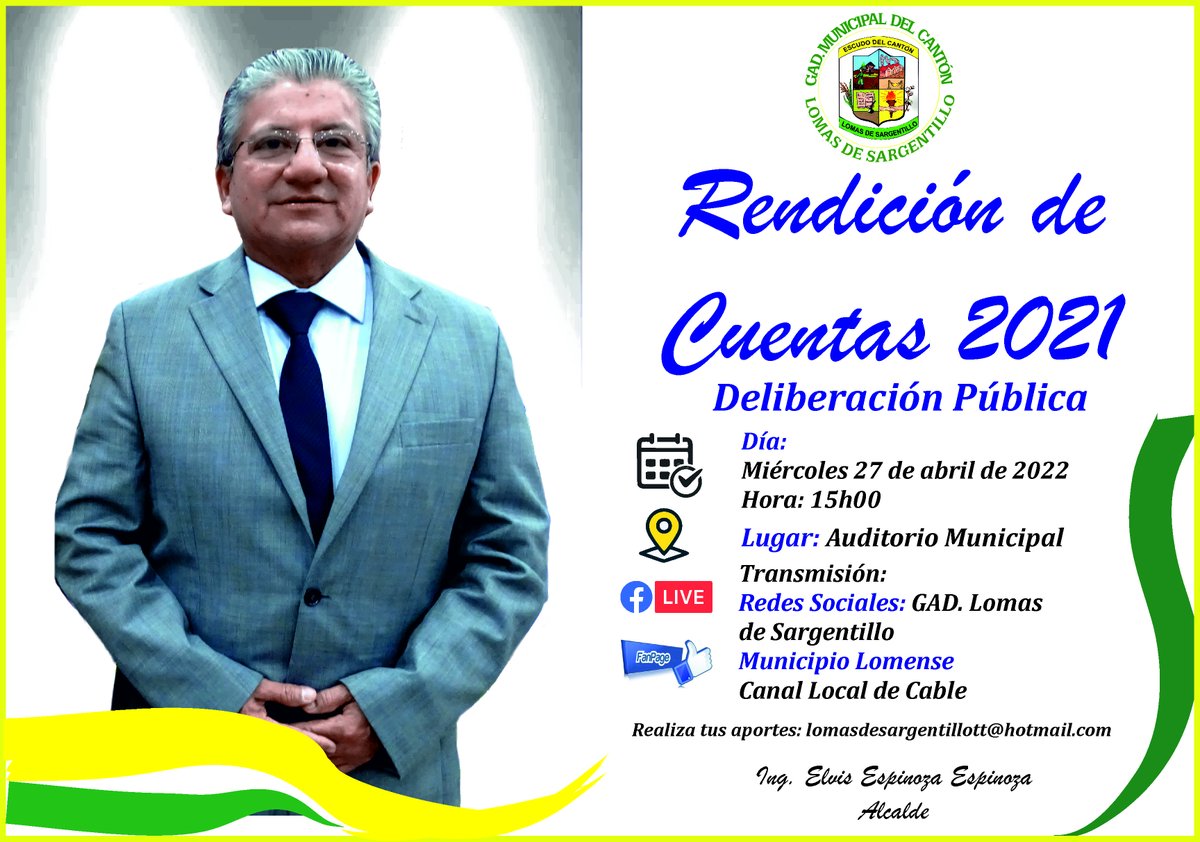 Municipio Lomense transmitirá en vivo la evaluación ciudadana del informe institucional