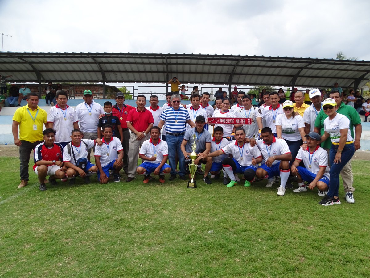 Monserrate se corona campeón del fútbol master en Lomas de Sargentillo