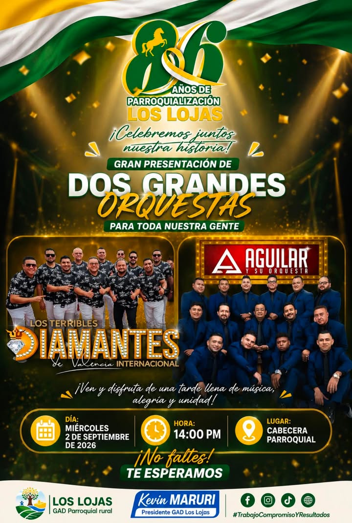 Los Lojas celebra sus 86 años con grandes orquestas este miércoles
