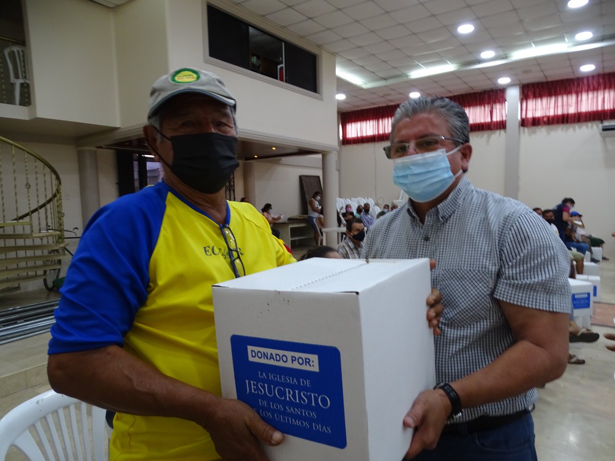 Segunda entrega de alimentos en Lomas de Sargentillo llega a familias vulnerables