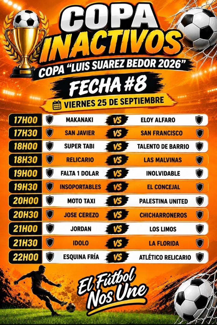 Coliseo San Juan recibe la fecha 8 de la Copa Luis Suárez este viernes