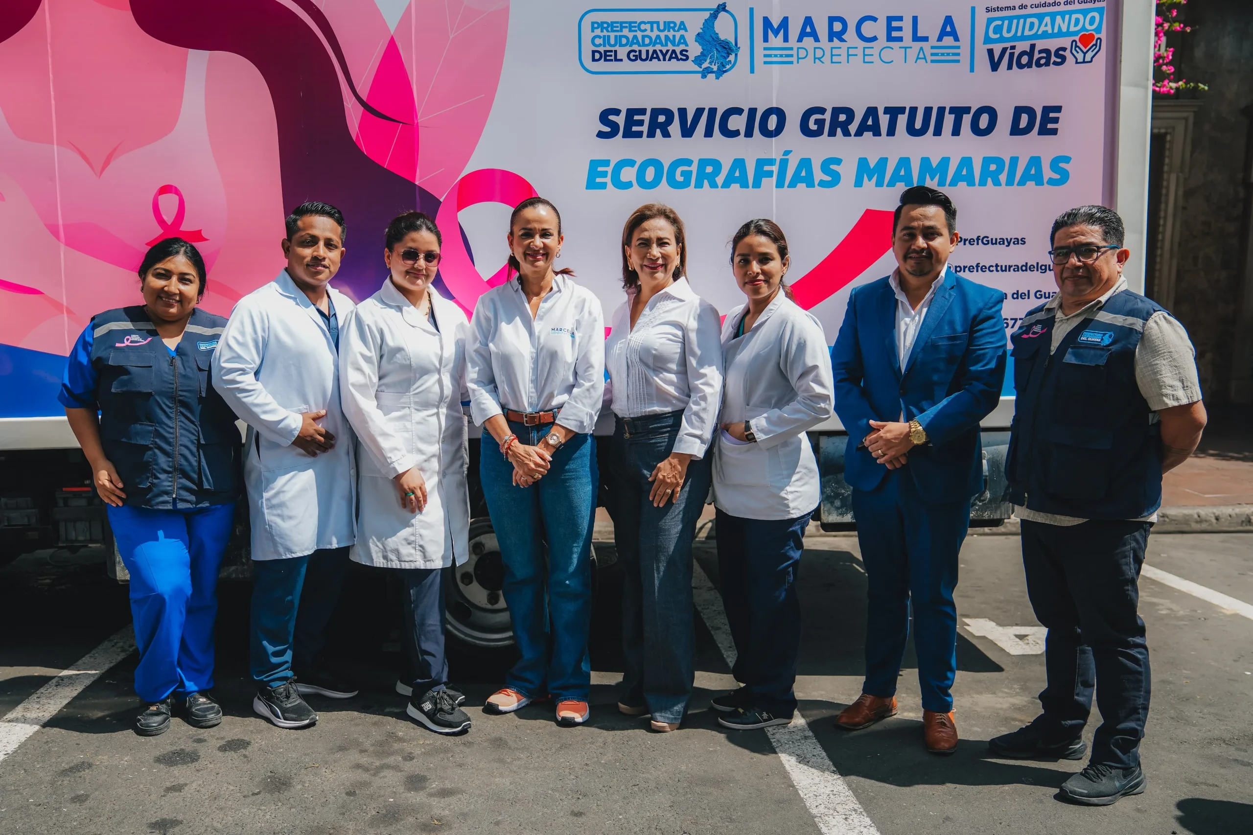 Prefectura del Guayas inicia campaña con 5.000 ecografías gratuitas contra el cáncer de mama