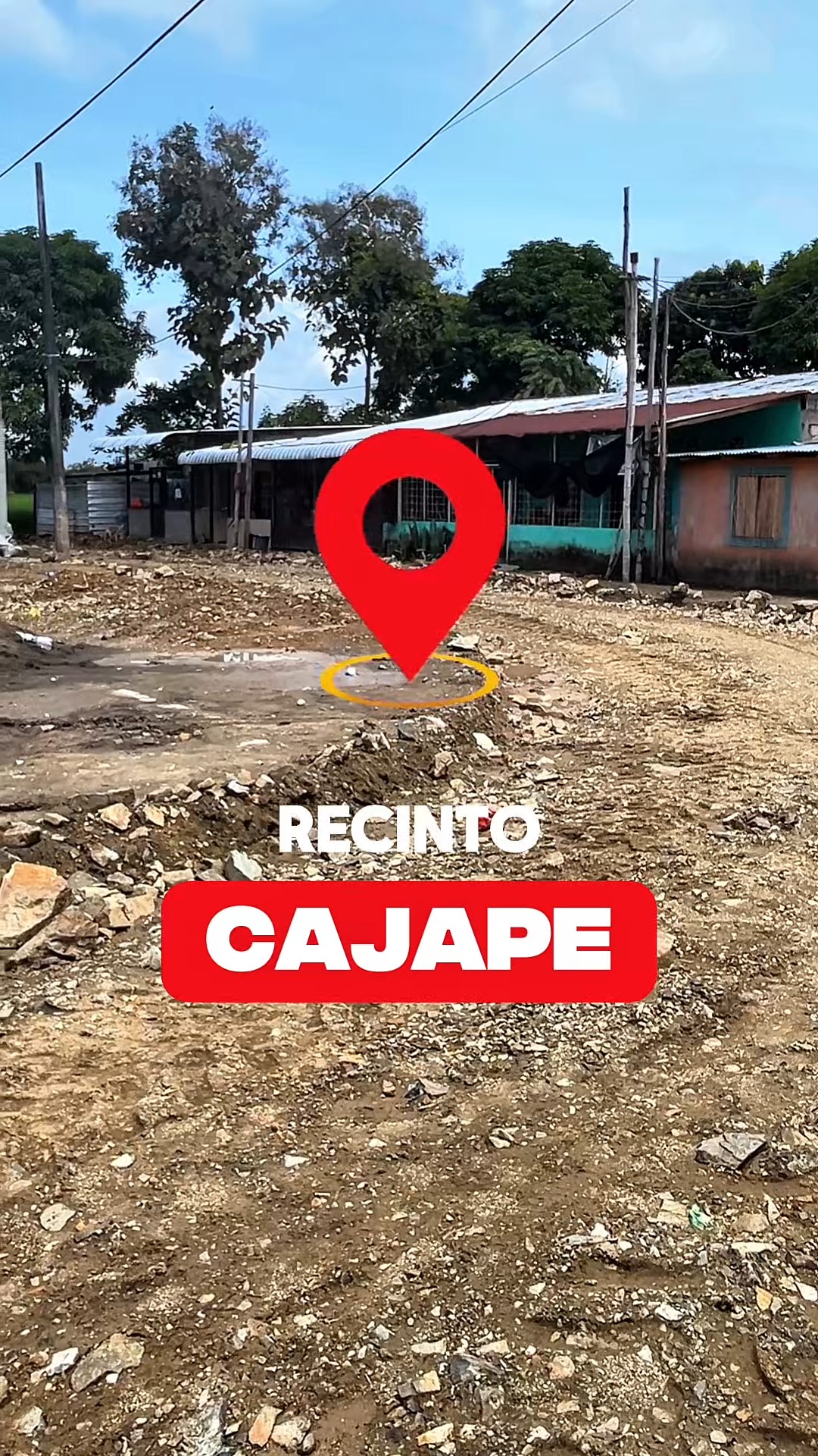 Avanza obra vial en Cajape: Maquinaria trabaja para mejorar calles rurales del Guayas
