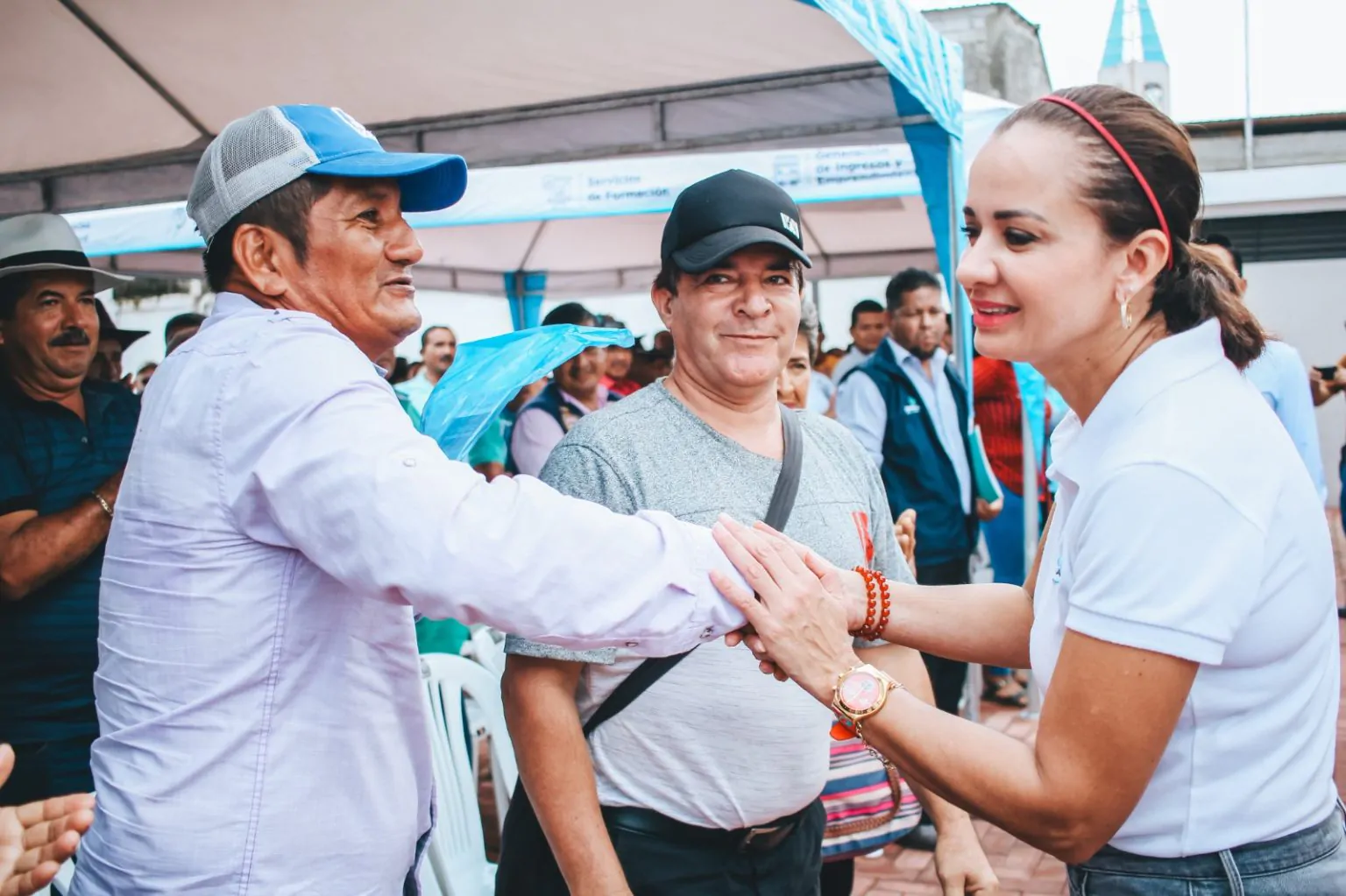 Prefectura del Guayas verifica cobro del Bono Agrícola Solidario en Daule
