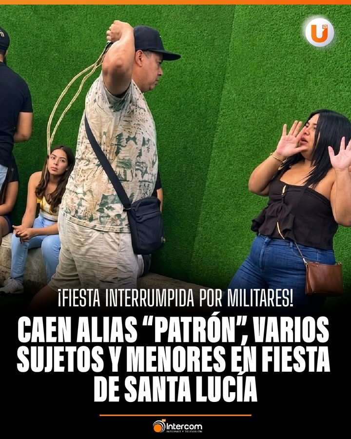 Operativo militar en Santa Lucía desbarata fiesta clandestina y detiene a alias 'Patrón'