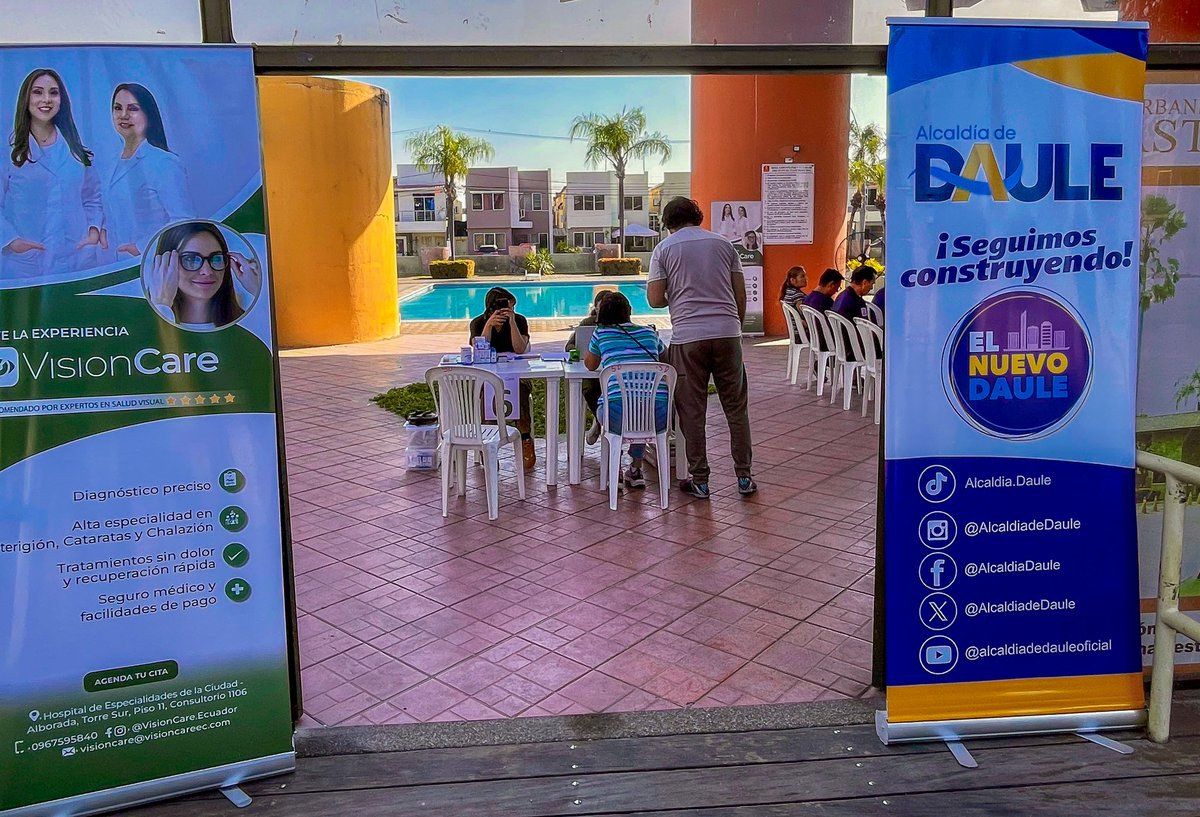 Jornada oftalmológica gratuita llegó a la Urb. Castilla en Daule