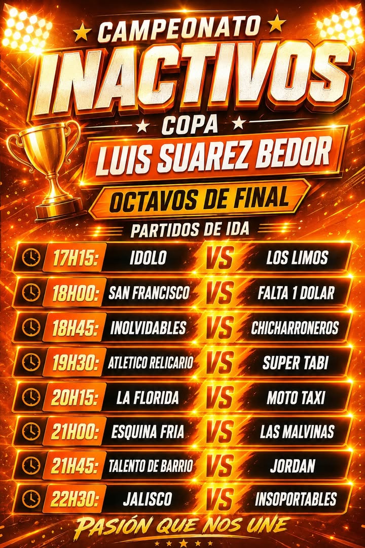Inicia el torneo de fútbol Copa Luis Suárez este viernes en Palestina