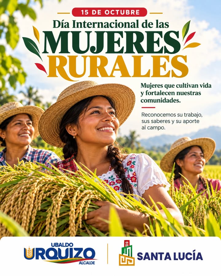Santa Lucía reconoce a las mujeres rurales por su labor agrícola y social