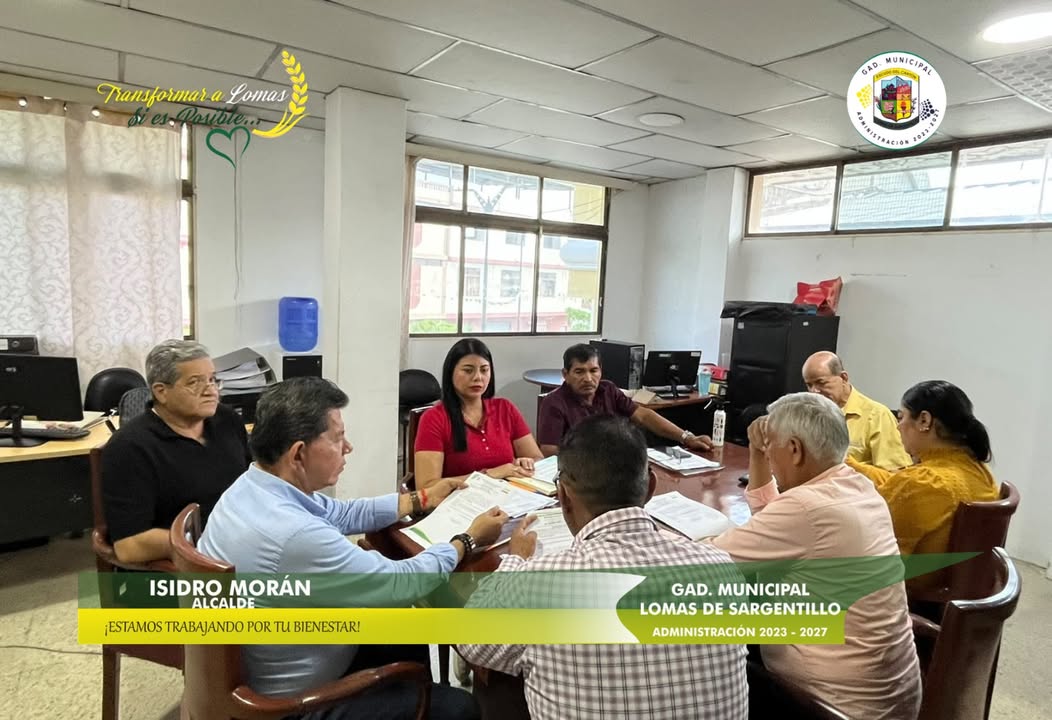 Concejo de Lomas de Sargentillo aprueba acta y evalúa fraccionamiento de solar municipal