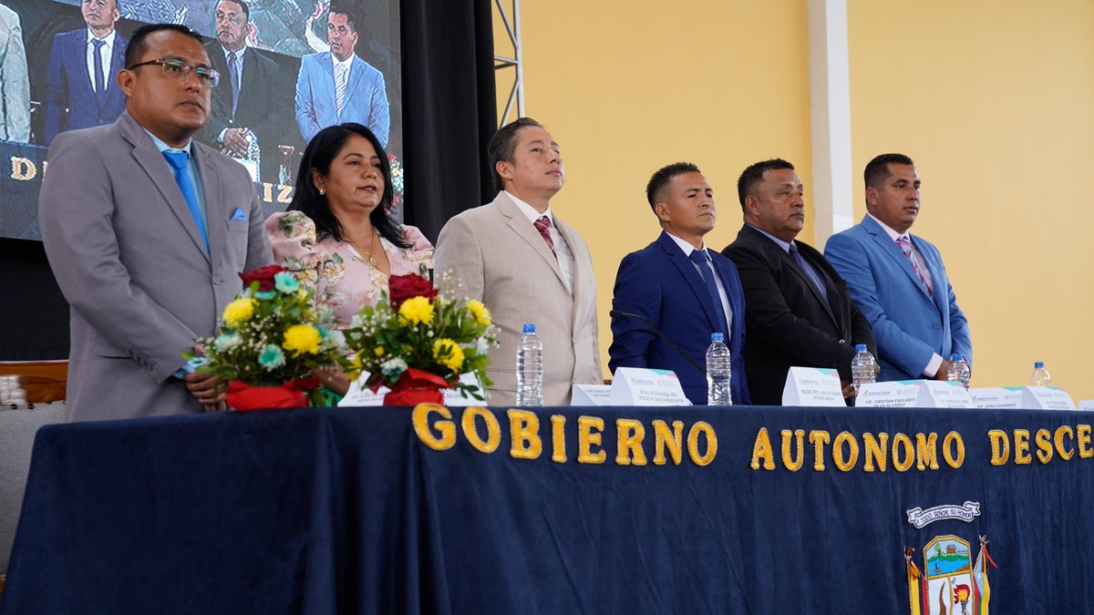 Santa Lucía instaló su nuevo Concejo Municipal para el periodo 2023-2027