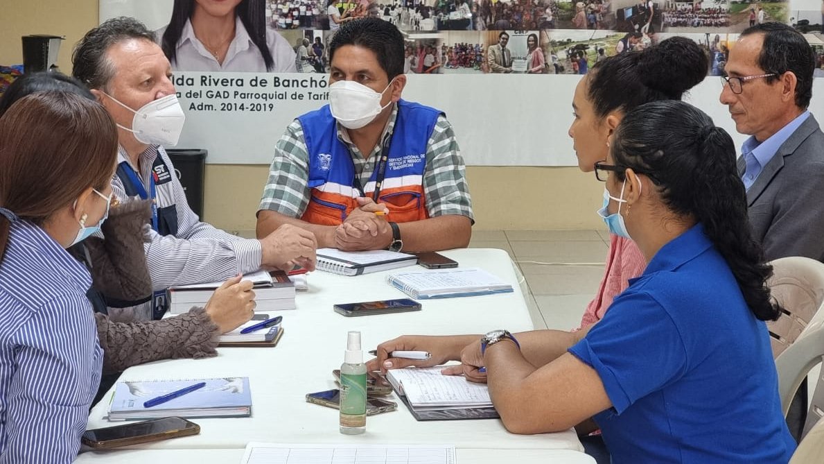Secretaría de Gestión de Riesgos socializa ordenamiento territorial en Zona 5 del Guayas
