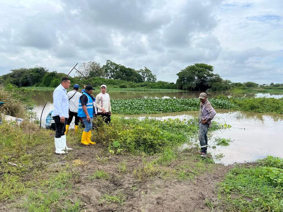 Alcaldía y Prefectura del Guayas recorren zonas afectadas por lluvias
