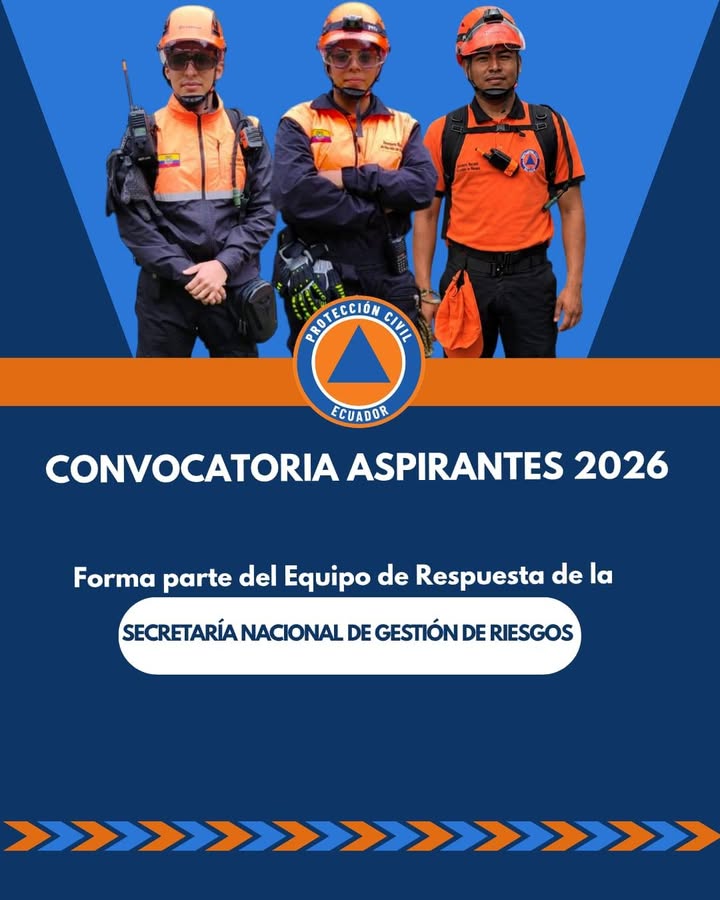 Convocatoria Protección Civil 2026: Daule y cantones vecinos buscan brigadistas
